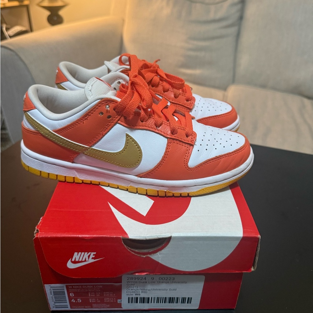 Nike Dunk Low “Orange University Gold”